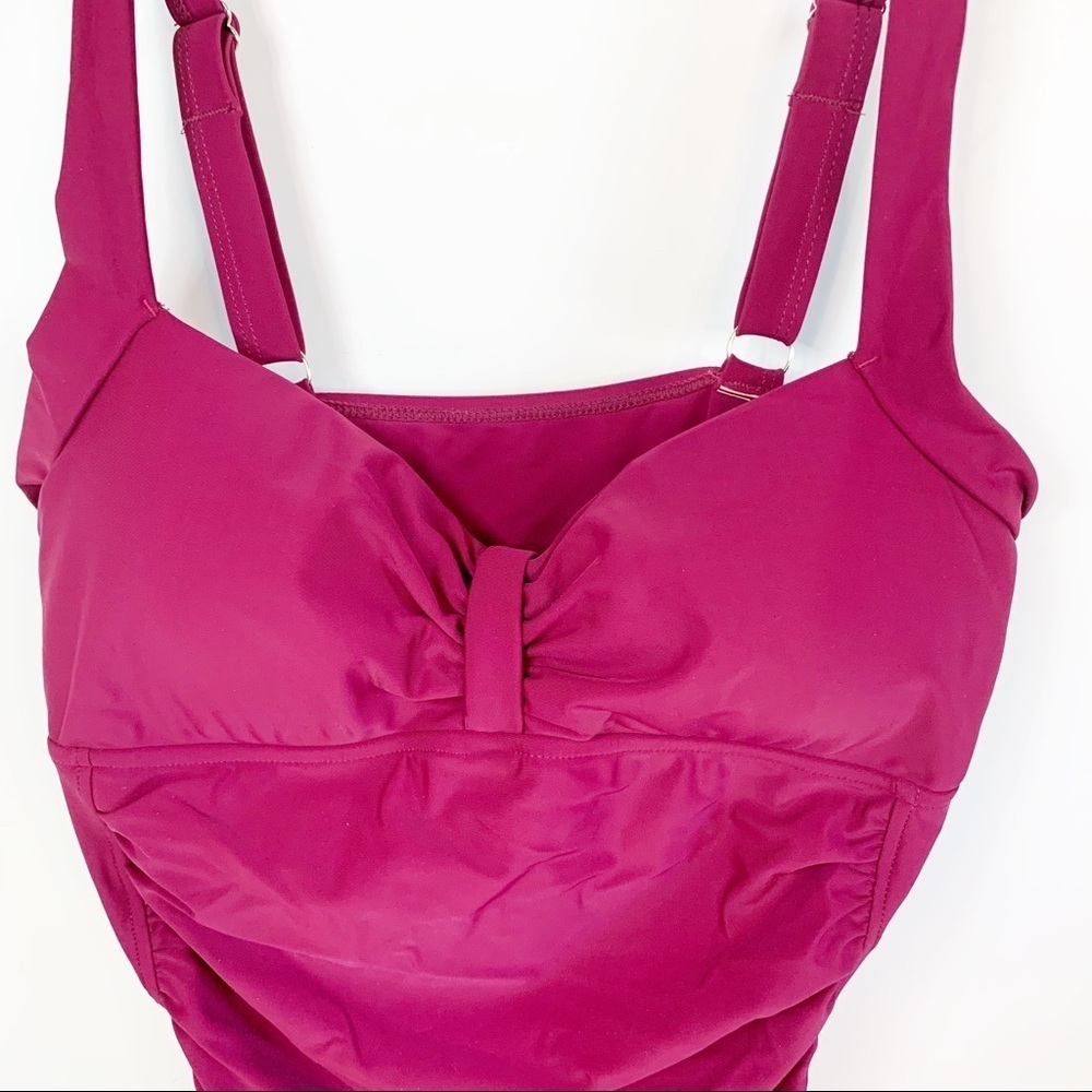 Tempt Me Swimsuit Rouched sides Adjustable Straps!